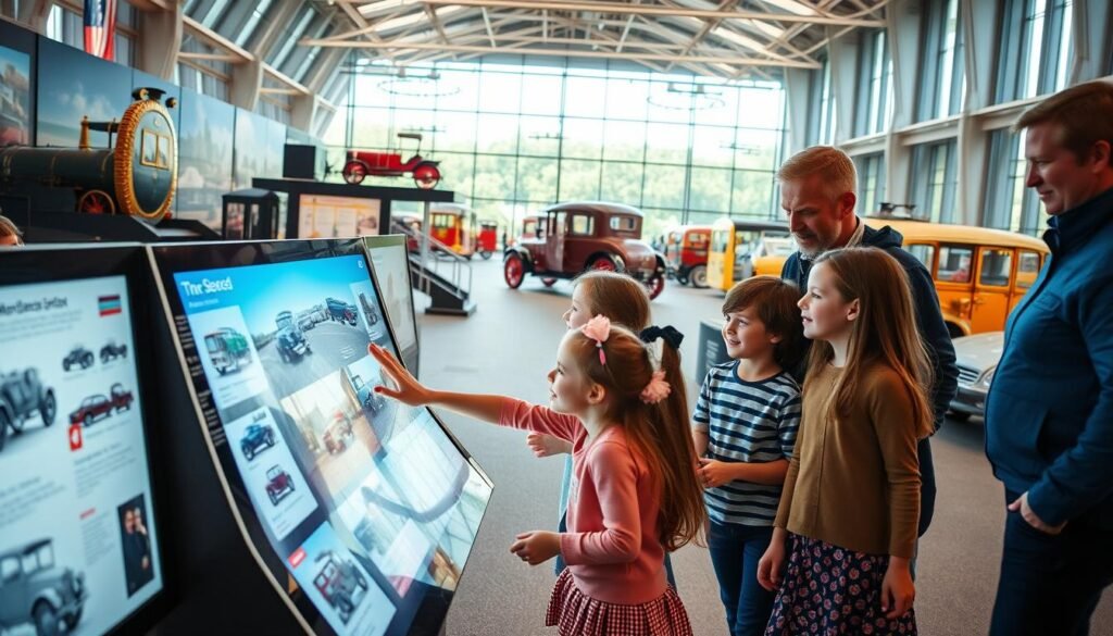 Interactive displays and family engagement at the museum
