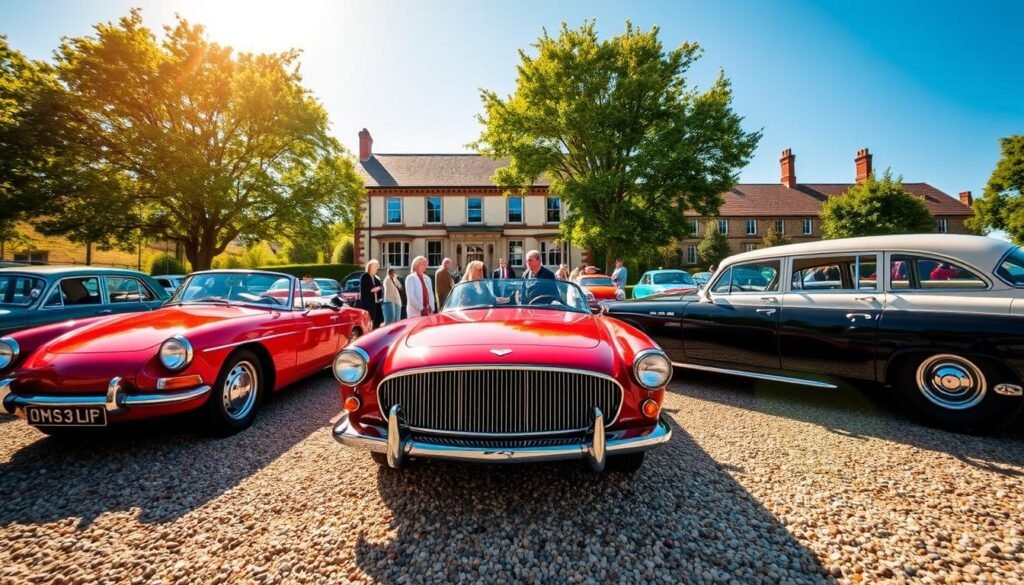 classic car display