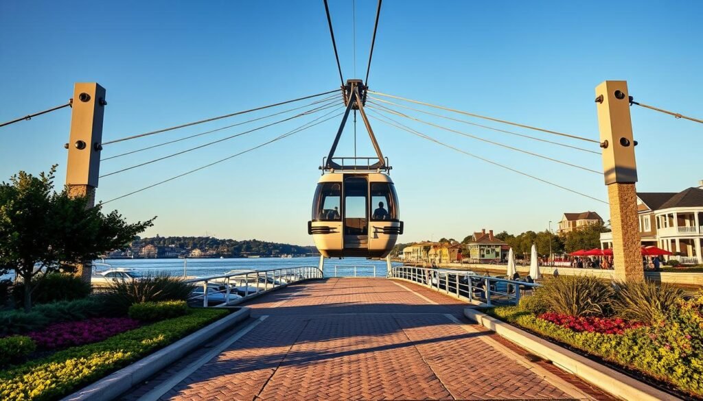 gondola transport bridge