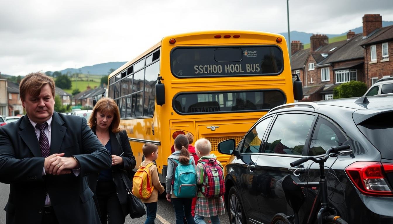 rhondda school transport chaos​