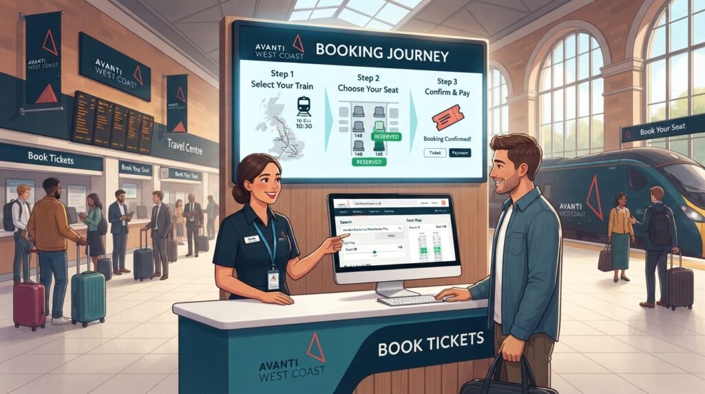 Avanti West Coast Booking Process Avanti West Coast Booking Process