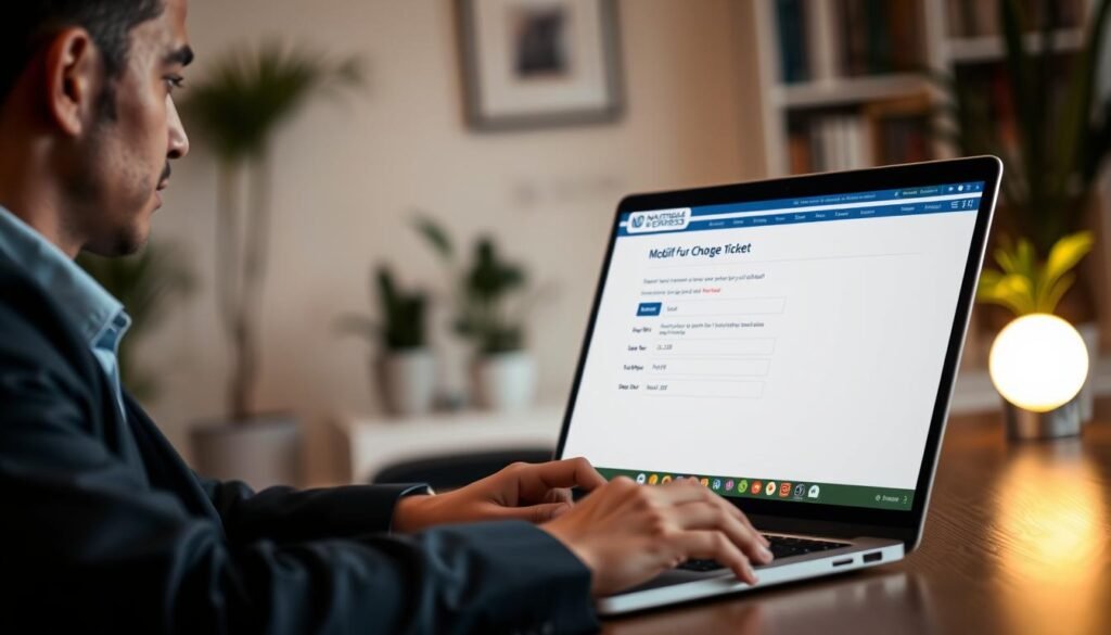 Modifying a National Express ticket online Modifying a National Express ticket online