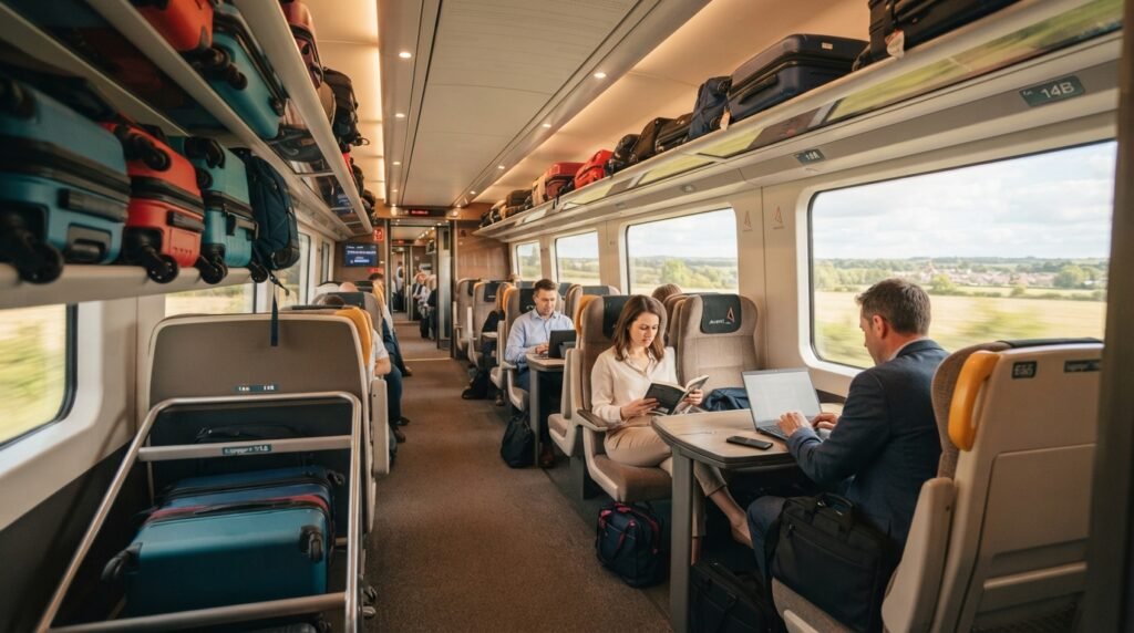 Onboard luggage storage options