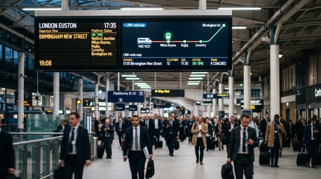 Real-time train journey tracking information