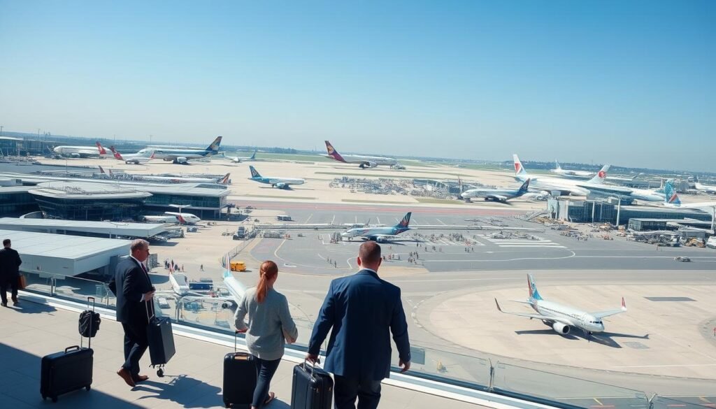 key UK airports and terminals serviced