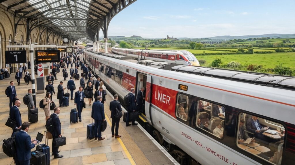 london to edinburgh train journey