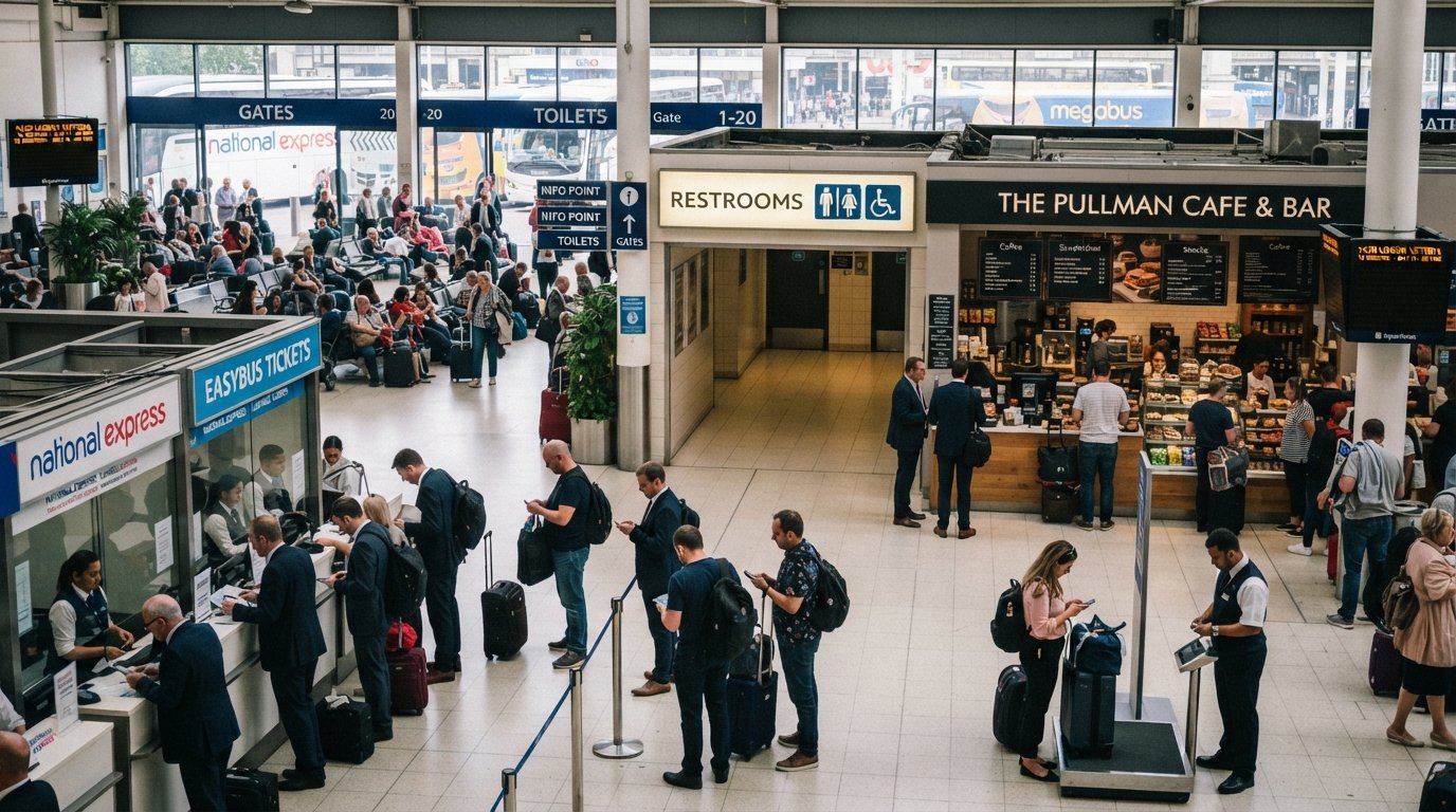 victoria coach station facilities